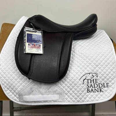 Image of 16 inch GFS Monarch Trophy Pony Show Leather S673 Brown Adjustable