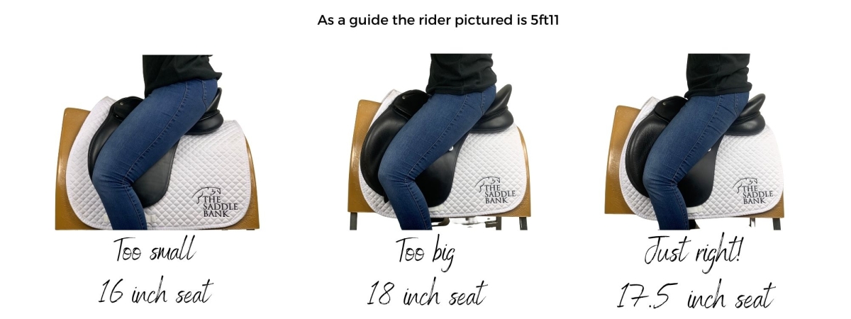 measure seat size for the rider