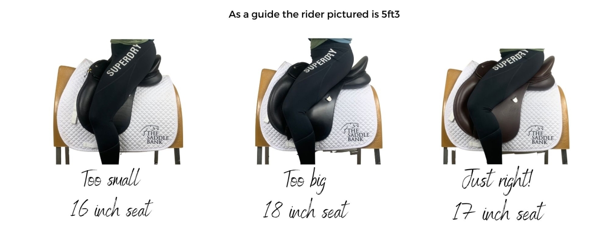 rider seat size