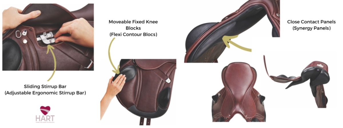 bates advanta monoflap jump saddle