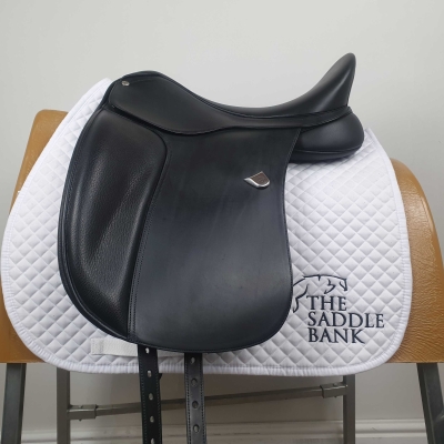 Image of 17 inch Bates Dressage Heritage Black Adjustable