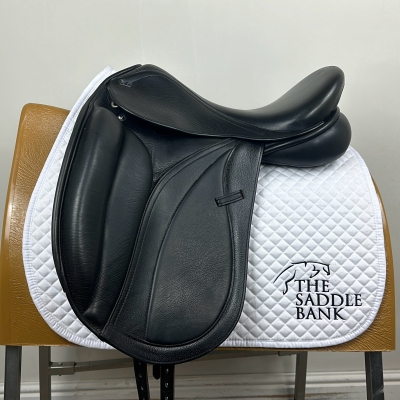 Image of 17.5 inch GFS Monarch Dressage Low Cantle S655 Black Wide