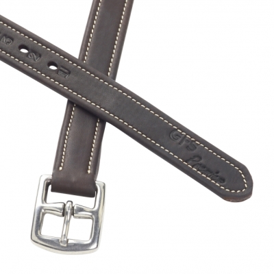 Image of GFS Premier Stirrup Leathers Contrast Stitching