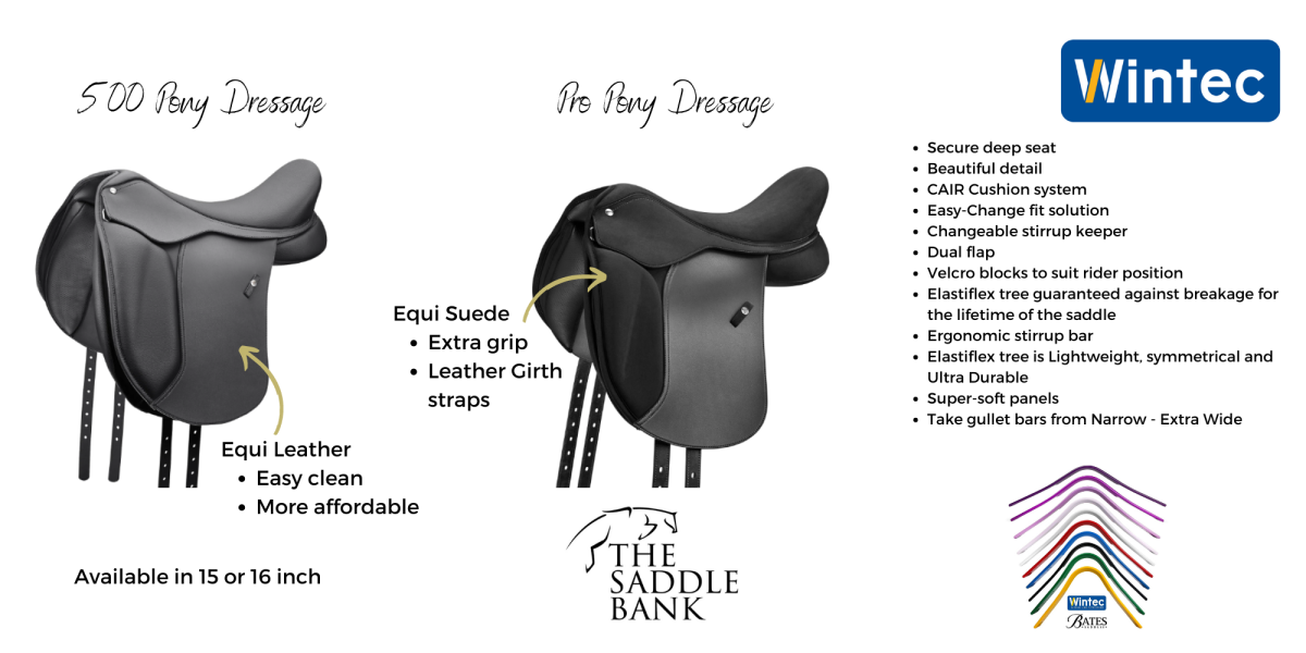 Wintec pony dressage saddle