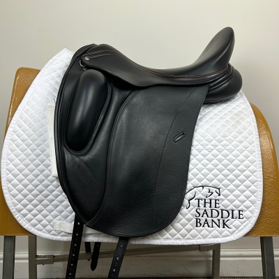 Image of 17.5 inch Loxley Dressage Monoflap Black Wide