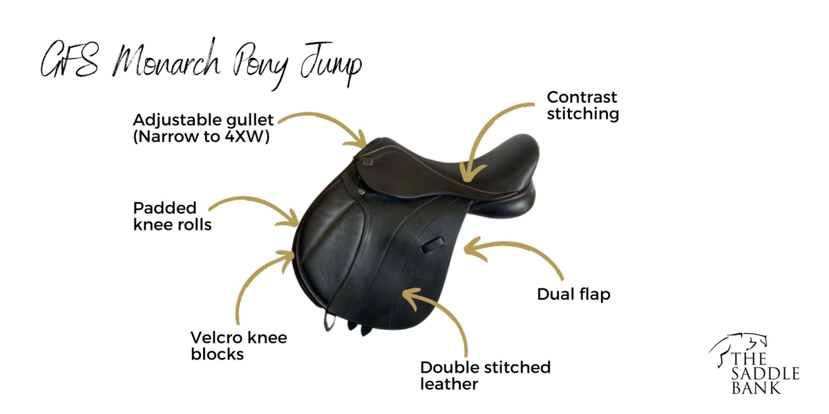 GFS Monarch Pony Jump saddle