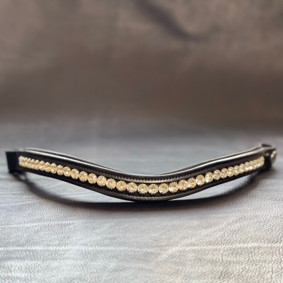 Image of Henry James Custom Swarovski Giant Crystal Curved Browband