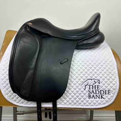Image of 17 inch Kent and Masters S-Series High Wither Dressage Moveable Block HDM Black Adjustable