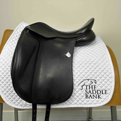 Image of 17 inch Bates Wide Dressage Heritage Black Adjustable