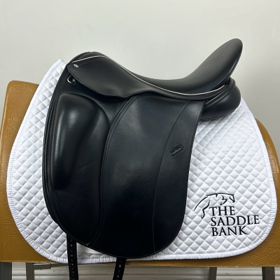 Image of 17.5 inch Loxley Dressage Monoflap Black Adjustable