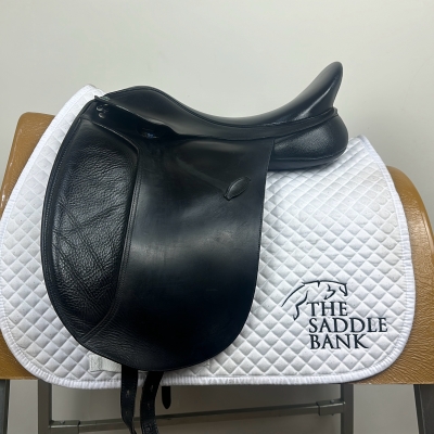 Image of 17.5 inch Arena Cob Dressage Black Adjustable