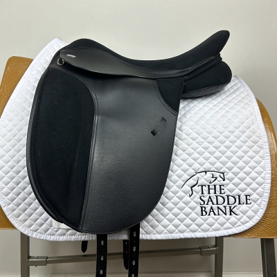 Image of 17.5 inch Thorowgood T4 Cob Dressage (MDX) Black Adjustable
