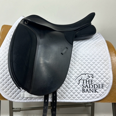 Image of 17.5 inch Thorowgood T4 Cob Dressage (MDX) Black Adjustable