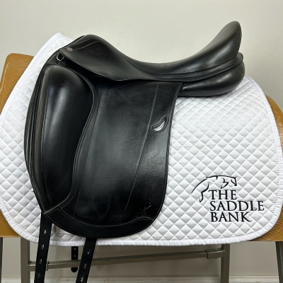 Image of 18 inch Equipe Emporio Monoflap Dressage Black Wide