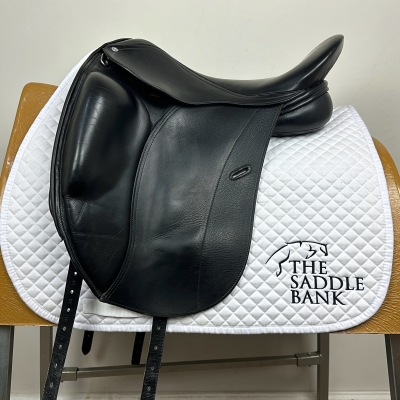 Image of 17.5 inch Loxley Dressage Monoflap Black Adjustable