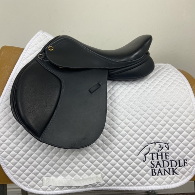 Image of 14 inch Walsall Riding Saddle Company Adjustable Pony Jump Black Adjustable