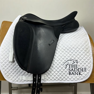 Image of 17 inch Thorowgood T4 Cob Dressage (MDX) Black Adjustable