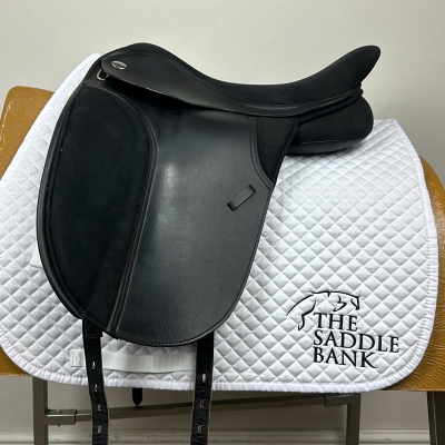 Image of 17 inch Thorowgood T4 Cob Dressage (MDX) Black Adjustable
