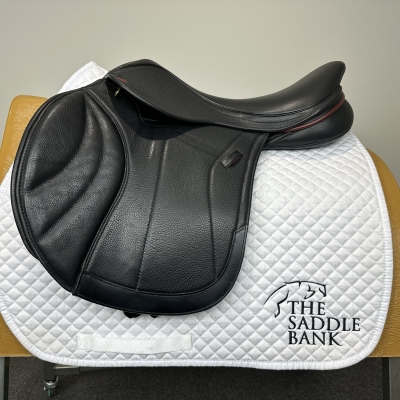 Image of 17.5 inch Kent and Masters Competition Series Dual Flap Jump Black Adjustable