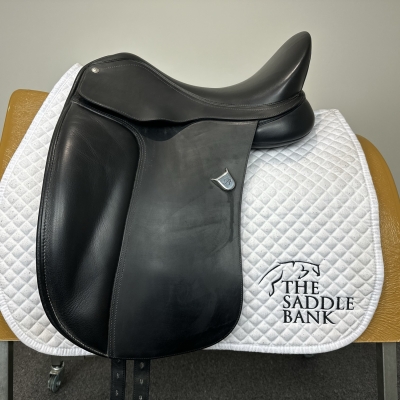 Image of 16 inch Bates Dressage Heritage Black Adjustable