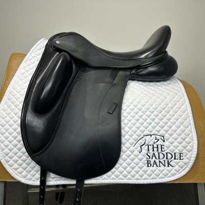 Image of 17.5 inch Custom Saddlery Wolfgang Omni Monoflap Black Medium