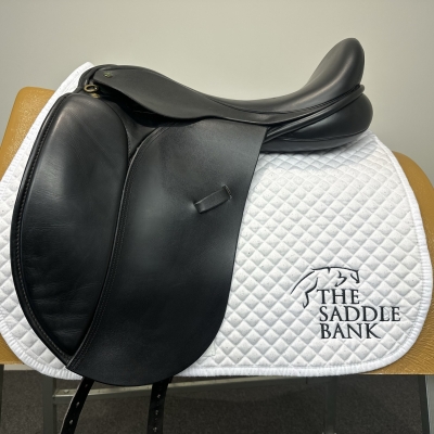 Image of 17.5 inch Ideal Jessica Dressage Black Extra Wide