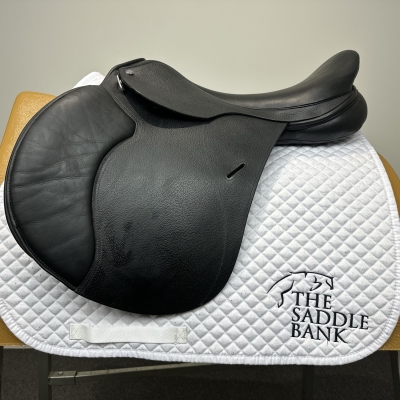 Image of 17.5 inch Cavaletti Collection Dual Flap GP Black Adjustable