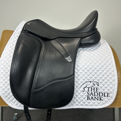 Image of 17.5 inch Bates Dressage Opulence + Black Adjustable