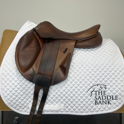 Image of 15.5 inch The Saddle Bank French Kid Saddle Brown Medium