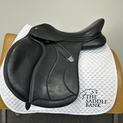 Image of 17 inch Bates All Purpose SC Square Cantle Opulence + Black Adjustable