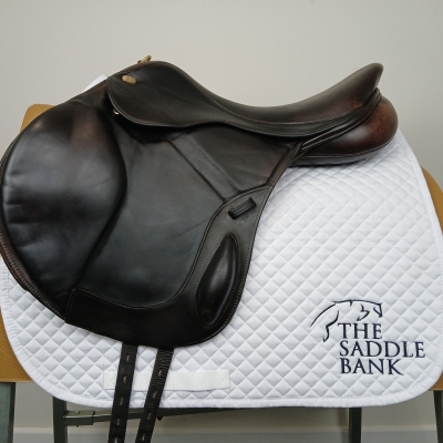 Image of 17 inch Fairfax Original Monoflap Jump Brown Adjustable