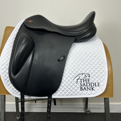 Image of 17.5 inch Kent and Masters S-Series Low Profile Dressage Surface Block LDS Black Adjustable