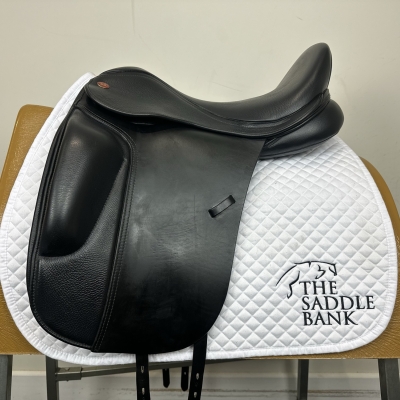 Image of 17.5 inch Kent and Masters S-Series Low Profile Dressage Surface Block LDS Black Adjustable