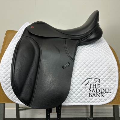 Image of 17.5 inch Thorowgood T8 Low Wither Dressage LDM Black Adjustable
