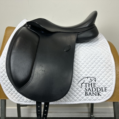Image of 17.5 inch Arena Cob Dressage Black Adjustable