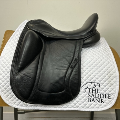 Image of 17 inch Chunky Monkey Galaxy Dressage Dual flap Black Wide
