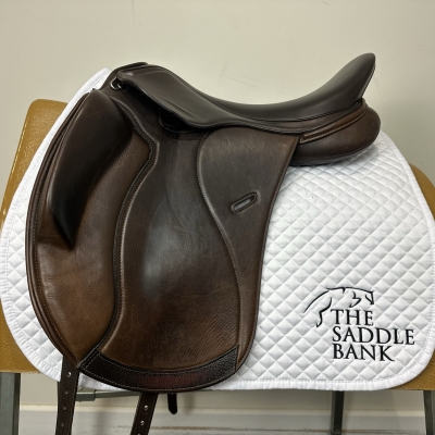 Image of 17.5 inch Cavaletti Collection Monoflap Dressage Brown Adjustable