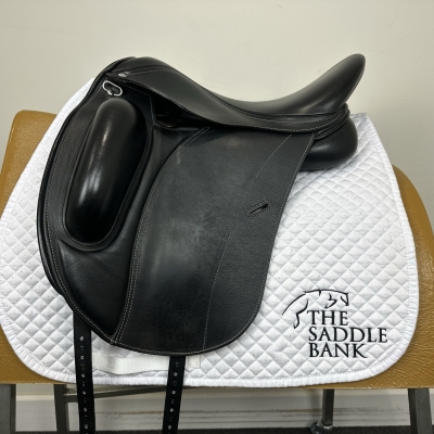 Image of 17 inch Loxley Dressage Monoflap Black Adjustable
