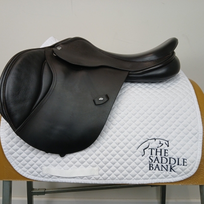 Image of 17.5 inch Ideal Technical and Traditional (T and T) Twinflap Jump Brown Adjustable