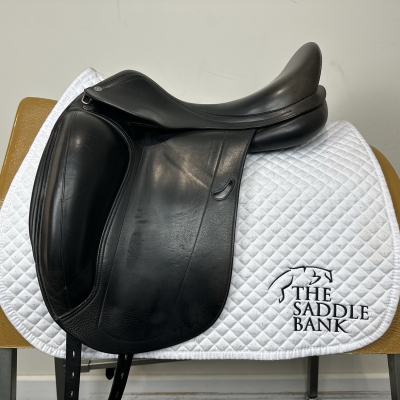 Image of 17 inch Equipe Emporio Monoflap Dressage Black Wide
