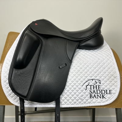 Image of 17 inch Thorowgood T8 High Wither Dressage with Surface Mounted Block HDS Black Adjustable