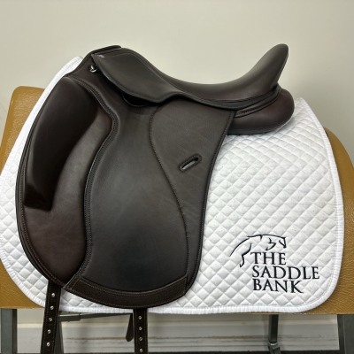 Image of 16.5 inch Cavaletti Collection Monoflap Dressage Brown Adjustable