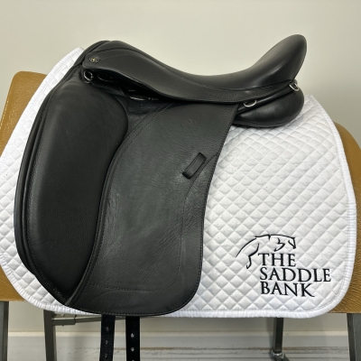Image of 17 inch Andrea Hicks (AH) Affinity Dressage Black Extra Wide