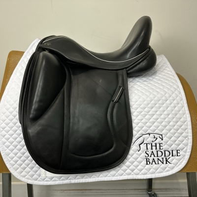 Image of 17 inch Chunky Monkey Galaxy Dressage Dual flap Black Wide