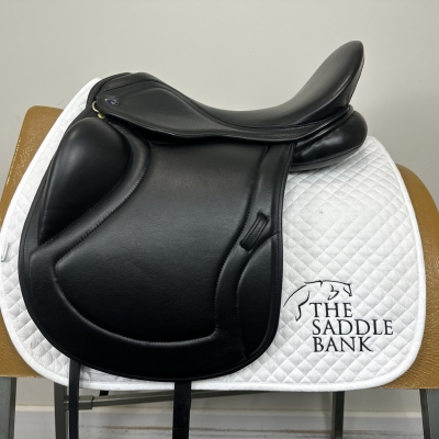 Image of 17.5 inch Chunky Monkey Galaxy Dressage Dual flap Black Wide