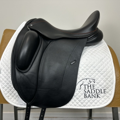 Image of 17.5 inch Loxley Dressage Monoflap Black Wide