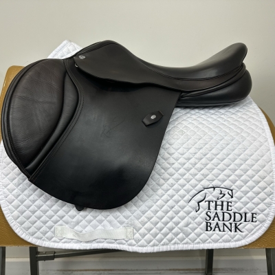 Image of 17.5 inch Ideal Technical and Traditional (T and T) Twinflap Jump Brown Adjustable