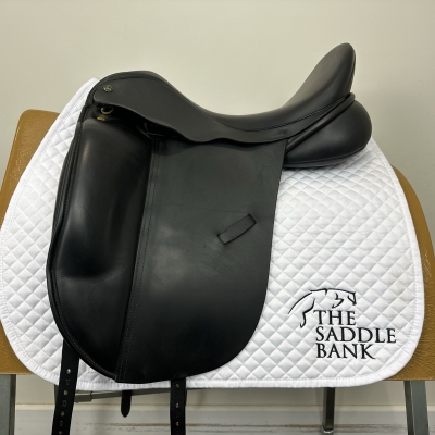 Image of 17.5 inch Ideal Suzannah Dressage Black Medium Wide