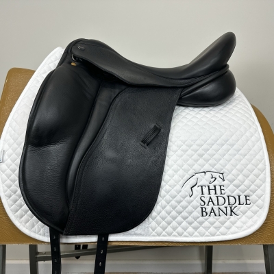 Image of 17.5 inch Ideal Roella Monoflap Dressage Black Medium