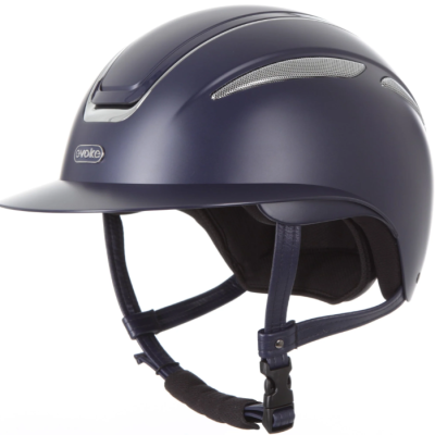 Image of Evoke Callisto Wide Peak Navy Chrome